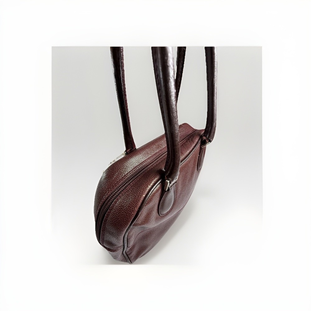 FURLA Brownish Red Leather Strap Bowling Shoulder  bag with‎ strap - Picture 10 of 16